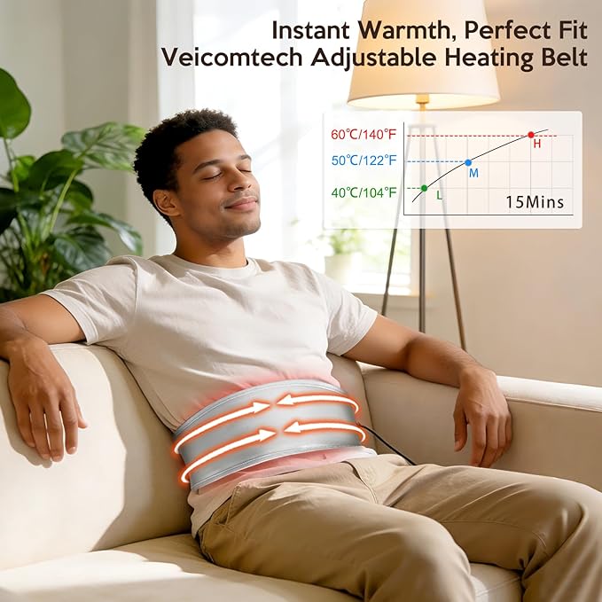veicomtech Dual Ionic Foot Bath Detox Machine - Professional Ionic Foot Bath Spa Cleanse with 2 Waist Belts, 2 Arrays, 10 Liners