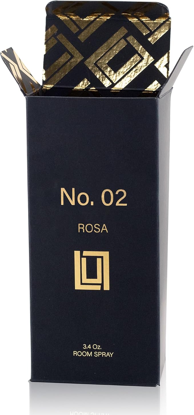 Lulu Candles | No. 02 Rosa | Luxury Room Spray | Fine Mist Air Freshener | Aromatherapy Odor Eliminator (3.4 FL Oz.)