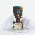 African Net Sponge Authentic - Afro Scrub Exfoliating Net Sponge with Knots - African Bath Sponges for Body Scrubber Exfoliator - Back Scrubber for Shower Bathing Accessories