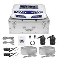 Veicomtech Dual Ionic Foot Bath Detox Machine, 2 in 1 Foot Detox Machine, Detox Foot Bath with LCD Display, Ionic Foot Spa for Two with Heating Belt and Wristband
