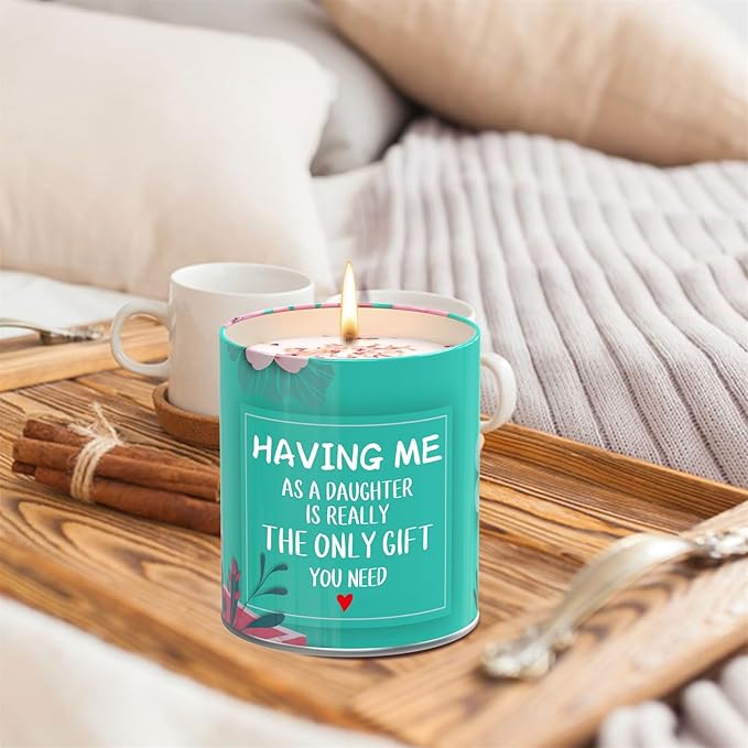 Mothers Day Gifts from Daughter,Birthday Gifts for Mom,Christmas Stocking Stuffers,Galentines Day Gift,Funny Gift Ideas for Mom-Scented Candles