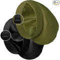 Satin Bonnet Silk Lined Sleep Cap- Adjustable Hair Cover for Women Men Frizzy Hair Night Cap Patients Care