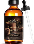 Auelife 4oz Smoke & Vanilla Men Essential Oils for Diffusers for Home - Long Lasting Fragrance Oil for Candle & Soap Making, Father's Day & Birthday Gifts for Him - Masculine Scented Oil for Men Gift