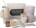 Opulent Luxury Self Care Gifts for Women - Hug in a Box Comfort Care Package - Spa Mothers Day Gift Set with 40 oz Tumbler & Cozy Blanket - Ideal for Thinking of You, Birthday, Sympathy & Corporate