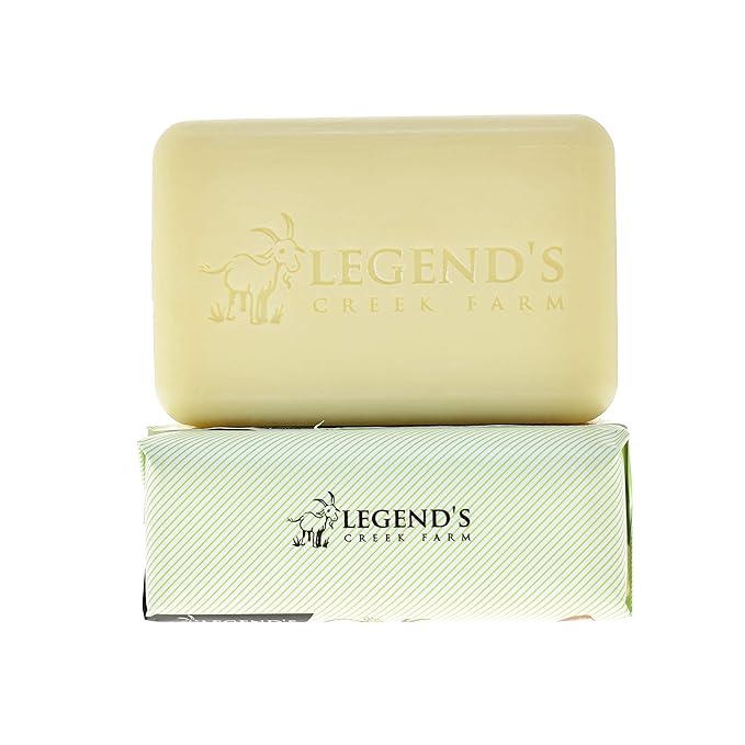 Legend's Creek Farm Goat Milk Soap - Triple Milled Moisturizing Bar for Hands and Body - 9 Oz Creamy Lather, Nourishing, Natural Soap for Sensitive Skin (Fresh Lime, Pack of 1)