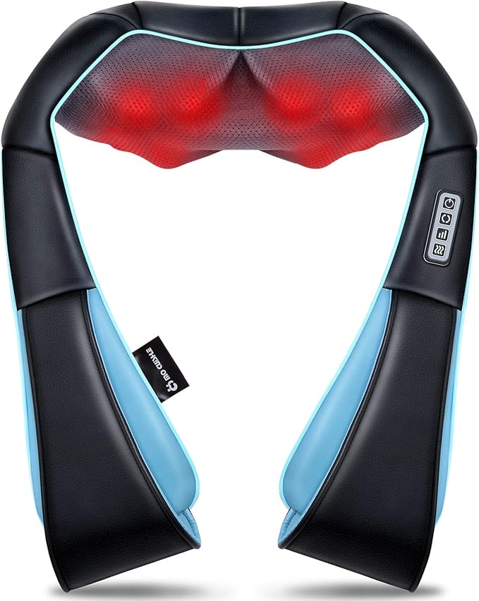 Mo Cuishle Mothers Day Gifts, Shiatsu Back Shoulder and Neck Massager with Heat, Electric Deep Tissue 4D Kneading Massage, Best Gifts for Women Men Mom Dad Wife Husband her him, Fathers Day, Christmas