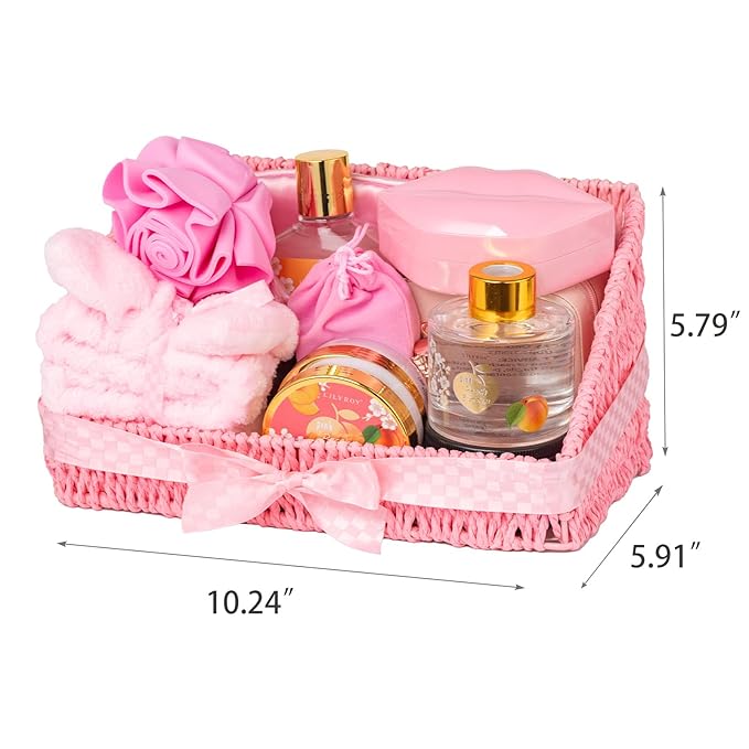 Mother's Day Gift Basket for Women, Gifts for Women - 23-Piece Spa Gift Baskets for Women, Bath and Body Gift Basket for Mom, Spa Kit | Perfect for Holiday, Christmas, Birthday, Valentines Day Gifts