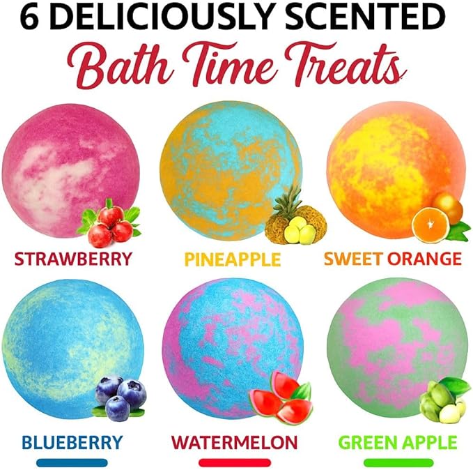 Bath Bombs for Kids with Surprise Inside, Bath Bombs with Surprise Jewelry & Jewelry Box - Organic, Skin Moisturizing, Natural Kids Space Galaxy Bracelets, Birthday Gifts for Boys, Girls