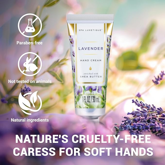 spa luxetique Hand Cream Gifts Set for Women,Mothers Day Gifts for Mom,Hand Lotion with Natural Aloe & Vitamin E for Dry Hands,Travel Size Hand Cream for Women,Teacher Appreciation Nurse Gift Birthday