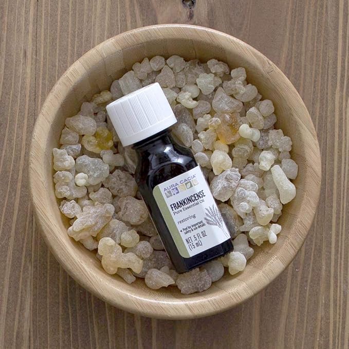 Aura Cacia Essential Oil, Meditative Frankincense, 0.5 Fluid Ounce, Packaging May Vary