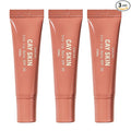 Cay Skin Isle Lip Balm SPF 30 – High Shine, Hydrating + Sheer Lip Gloss in Vanilla Brown Sugar Flavor – Formulated with Natural Ingredients for All Skin Tones – 3-Pack, Coral, 1.05 oz