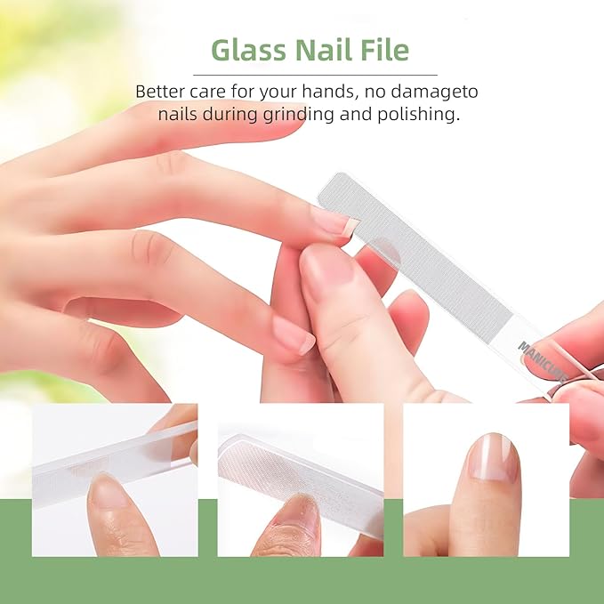 10 in 1 Manicure kit Personal Care Men's Accessories, Professional Nail Kit Pedicure Kit, toe nail clippers for Men and Beauty Tools Portable Set, Travel deluxe Beauty Tools Convenience Set(Green)