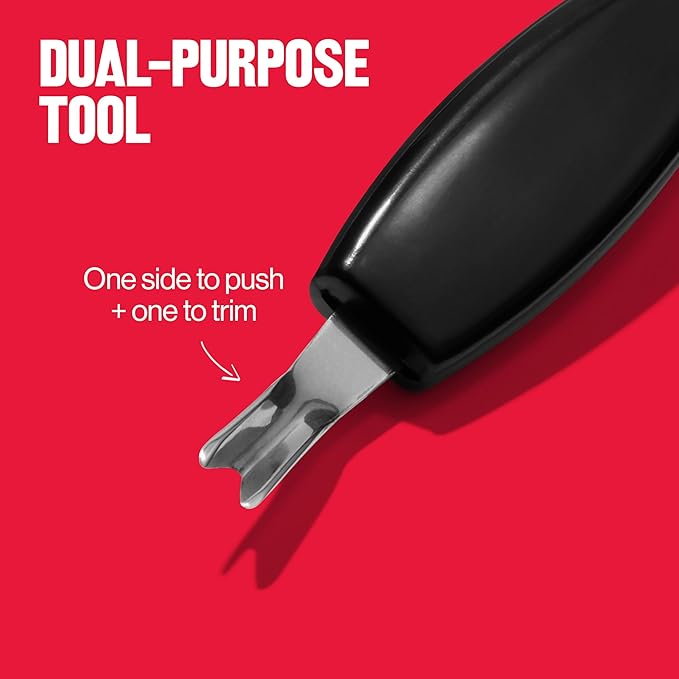 Revlon Cuticle Trimmer With Cap, High Precision V-Tip and Comfortable Grip for Gentle and Easy Trimming, 1 Count