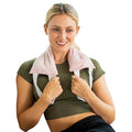 Bed Buddy Hot and Cold Neck Wrap, Pink - Microwavable Heating Pad & Cold Pack for Neck, Sore Muscles - Moist Heat Therapy Wrap