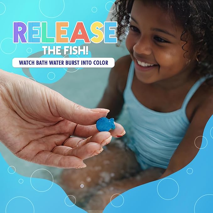 SplashEZ STEM Bath Color Tablets for Kids 150 Count - Fizzy Bath Bombs for Kids and Toddlers, Non Toxic, Fragrance Free, No Tub Staining, Easy Clean, Toys for Kids Ages 1-3