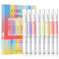 COSCELIA 8pcs Cuticle Oil Pen Bulk for Nails Polish Repair Pen Nail Nourishment Polish with Vitamins to Nourish and Moisturize Skin for Cuticle Nail Care