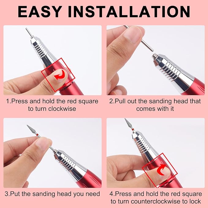 Cuticle Clean Nail Drill Bit 3/32'',Russian Manicure Drill Bits Professional Safety Carbide Under Nail Cleaner Nail Bit for Cuticle Dead Skin Nail Prepare, Manicure Nail Salon (Fine)
