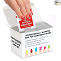 Nail Polish Remover Pads - 100% Non-Acetone - 50 Pack Bulk Set - Individually Wrapped - Quick Nail Polish Remover Wipes - Fingernail Travel Kit to Clear Nail Polish for Home & Professional Removal