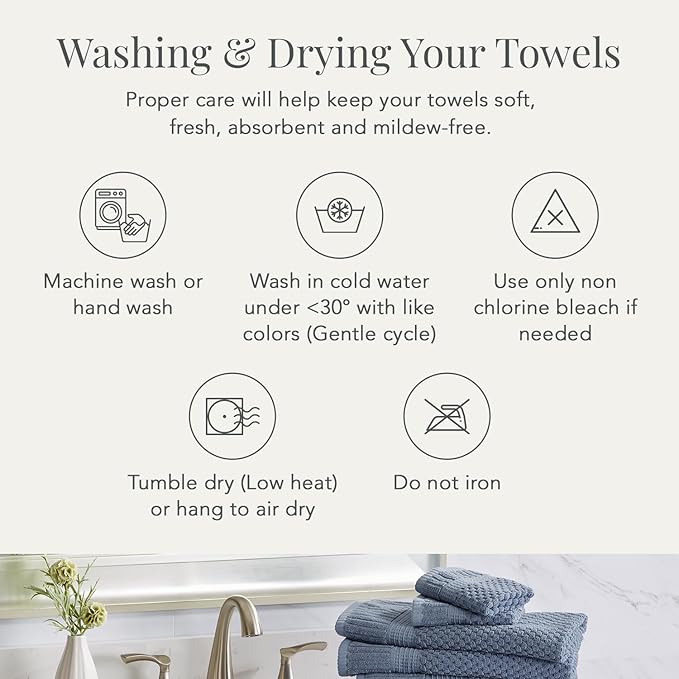 NY Loft 100% Cotton 2 Pack Bath Sheet Towel Set | Extra Large Oversize Bath Towels | Absorbent & Quick-Dry | Textured and Durable Cotton | Stormy Sea