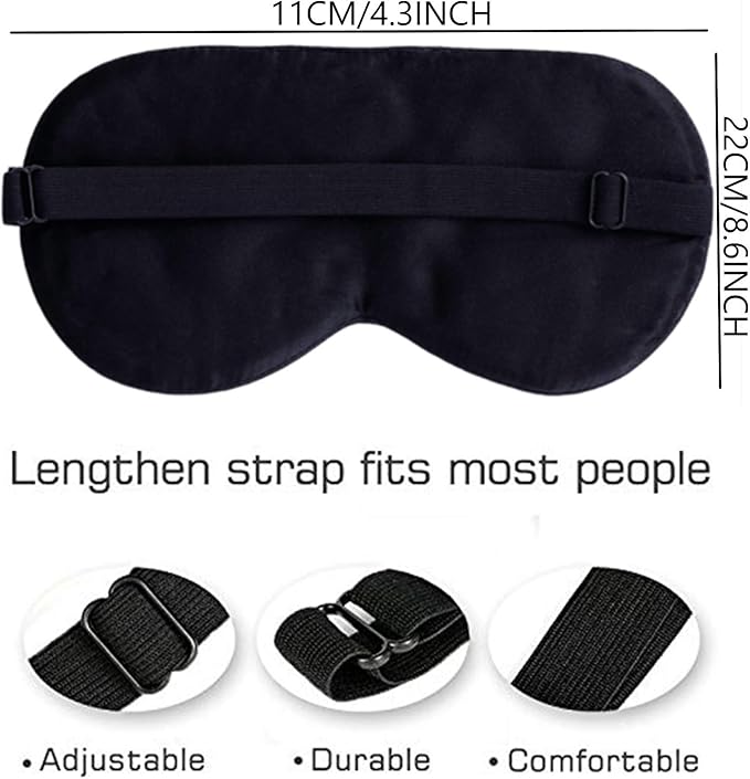 Maxfeel 100% Pure Silk Eye Mask - Sleep Eye Cover in Printed Colors (#5)
