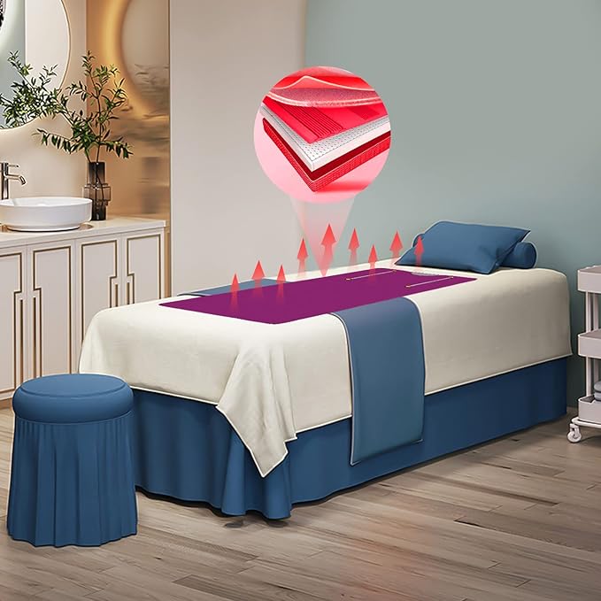 Sauna Blanket, Far Infrared Sauna Blanket Sauna Bag Body Shaper Blanket, Portable Far Infrared Sauna Blanket Heater, Sauna Blanket for Body Relaxation, Infrared Sauna for Home Relaxation (Purple)