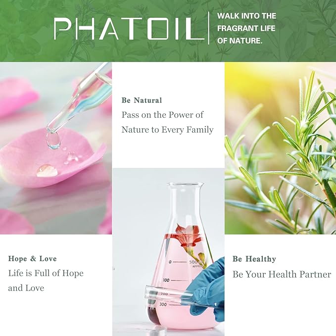 PHATOIL 3.38FL.OZ Grapefruit Essential Oil with Glass Dropper, for Aromatherapy Diffusers, Humidifiers, Great for DIY Candle and Soap Making, Huge 100ML Bottle