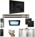Mr Steam XDream Max Steam Shower Pkg w/iSteamX Control and Linear Steamhead in Black Nouveau Bronze