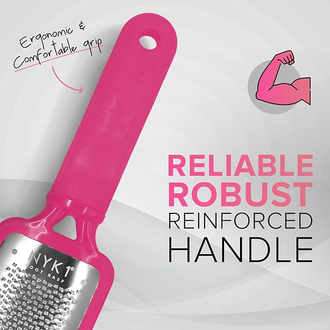 Pedicure Rasp for Dry Hard Skin - Effective Foot File Genuine MEGAFILE Heel Care Callus Remover Dry Dead Skin Egg Corn Sander Scrubber Pumice Stone Alternative Ped Pedi Grater Files Add on Item