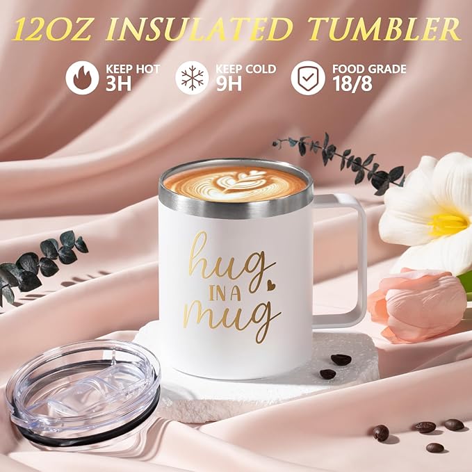 Mothers Day Birthday Gifts for Women Self Care Package, Get Well Soon Gift Baskets for Women Spa Gifts Set, Unique Thinking of You Inspirational Sympathy Gift Baskets for Mom Her Wife Friend Sister