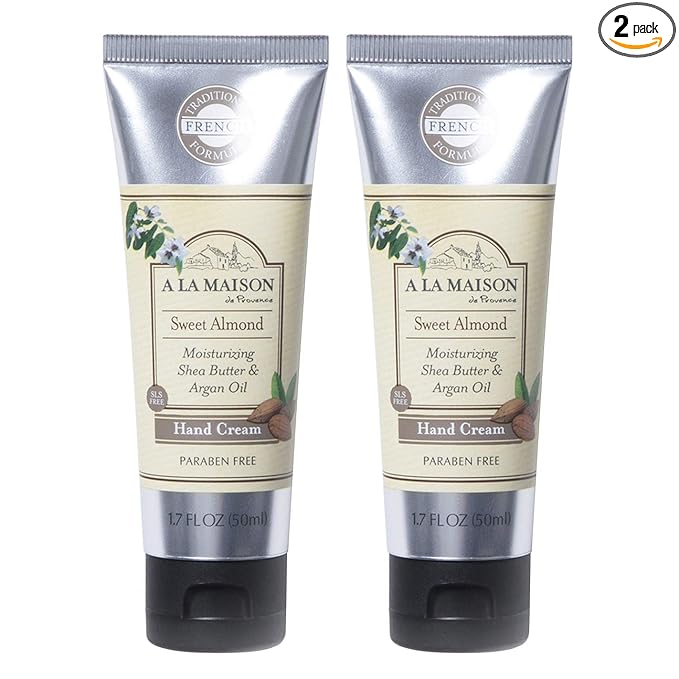 A LA MAISON Hand Cream, Sweet Almond, 1.7 Fluid Ounce, 2 Pack