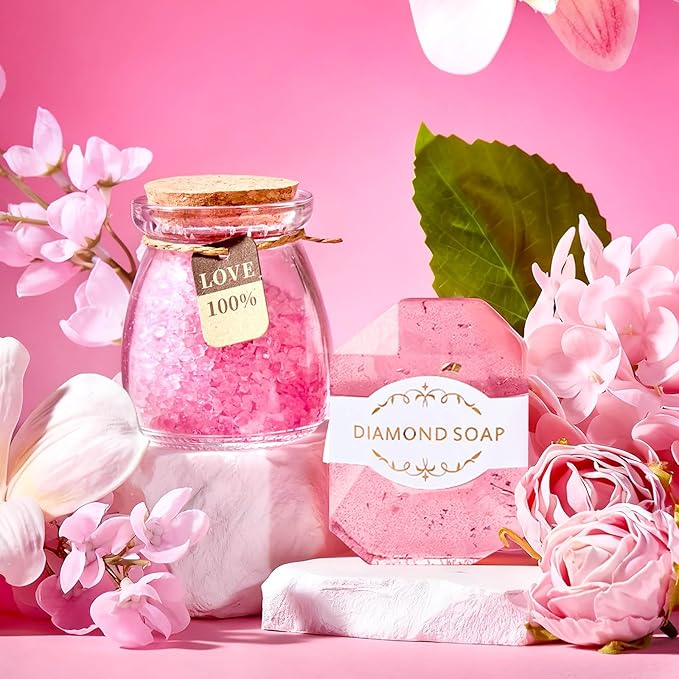 BodyRefresh Mothers Day Gifts for Women, Birthday Gifts for Mom Gift Baskets Self-Care Package Gift Set Get Well Soon Gift for Her Happy Birthday Gift Ideas Spa Set for Adult Wife Grandma