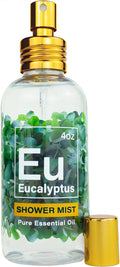 Eucalyptus Shower Spray - Spa-Grade Aromatherapy Shower Mist, 100% Pure Eucalyptus Spray - Essential Oil Steamer, Made in USA (4 oz)