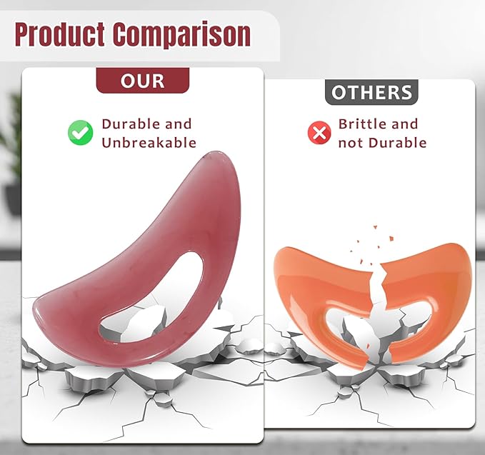 RAAFI Large Body Gua Sha Tool for Cellulite Removal, Lymphatic Drainage and Muscle Relaxation - Easy Grip Gua Sha Body Massager Tool for Legs, Neck & Whole Body. Resin