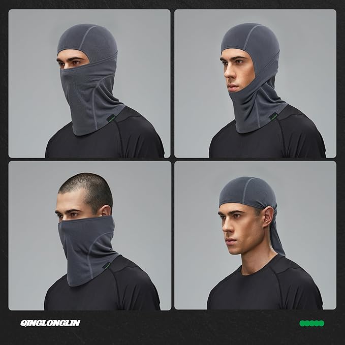 Balaclava Ski Mask 3 Pieces Full Face Cover for Men and Women Breathable Full Face Mask for Skiing Outdoor Sports