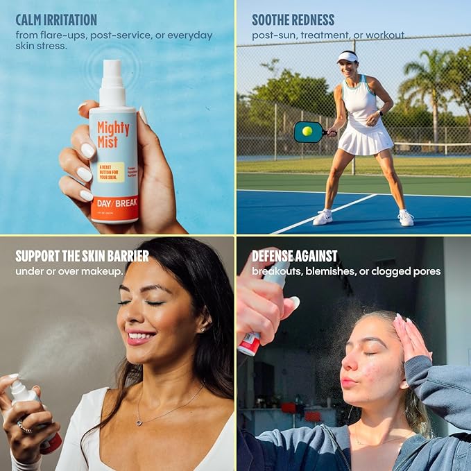 Mighty Mist Premium Hypochlorous Acid Spray for Acne, Eczema, Rosacea | Safe for All Skin Types | Safe for Sensitive Skin | Soothes Irritation and Redness