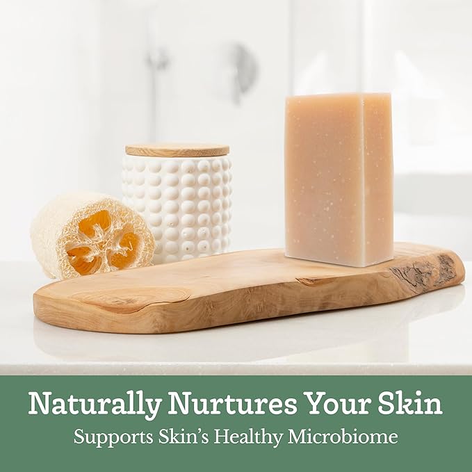 Southern Natural Goat Milk Soap Bar (Tea Tree 3 Pack) Face & Body Soap For Dry, Sensitive Skin. Natural, Handmade Soap For Men, Women & Teens