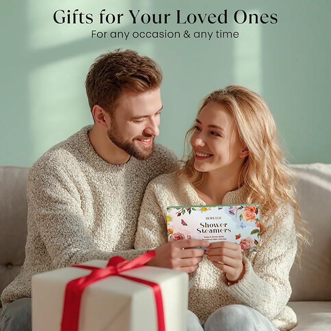 Shower Steamers Aromatherapy – Mothers Day Gifts for Mom, Birthday Gifts for Women Wife Teen Girls Mom, Natural Essential Oils Bath Bombs for Self Care Relaxation Home SPA