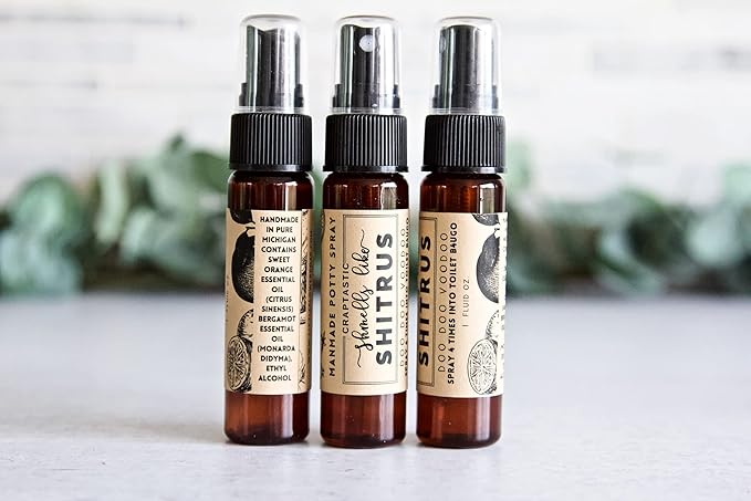 Stocking Stuffers For Men Funny Gifts For Him - Toilet Spray for Husband or Dad adult humor gag gift idea potty deodorizer practical joke for boyfriend