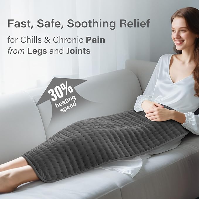 XXXL Heating Pad for Back, Birthday Mother’s Day Gifts for Mom Women Dad Men, Extra Large Heating Pads for Period Cramps Shoulder Neck Legs Knee Joint Pain Relief, 17"x33" King Size Heat Pad, Auto Off