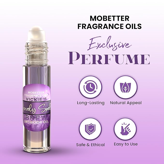 MOBETTER FRAGRANCE OILS Vickies Lovely Spell Brew Perfume Women Body Oil 10ml Roll On