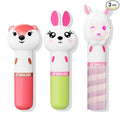 Lip Smacker Lippy Pals, Unicorn, Panda, Kitten, Lip balm for Kids - Foxy Apple, Hoppy Carrot Cake, Strawberry Llama