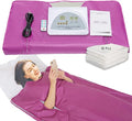 Sauna Blanket Detox Upgrade Zippers Far Infrared Sauna Blanket Body Sauna Heating Portable Wrap Sauna Blanket Relax at Home Oxford Cloth Waterproof,71（L）×32（W） Inches