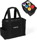 TUBTEK Hot Tub Chemical Bag (Black) | Hot Tub Storage For All Your Hot Tub Chemicals & Hot Tub Accessories | Holds All Major Chemical Brands and Essential Spa Accessories for Hot Tub