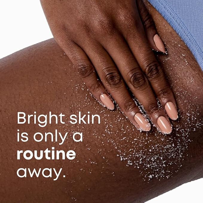 Bushbalm Dark Spot Exfoliating Scrub - Natural Body Scrub Exfoliant to Hydrated, Soften and Enhance Glow in Skin - Bermuda, 236 ml