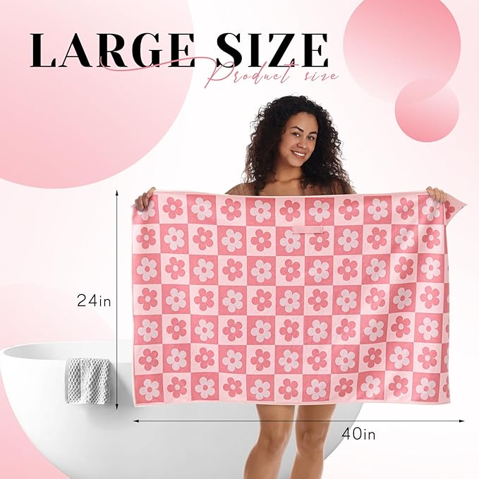 40 x 24 Inches Large Microfiber Hair Towels Quick Dry Hair Towel Wrap for Women, Suitable for Home, Recreation, Beach, Yoga, Gym, Camping, Etc