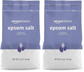Amazon Basics Epsom Salt, Lavender Scented, 3 Pound, 2-Pack | Soaking Aid | Previously Solimo