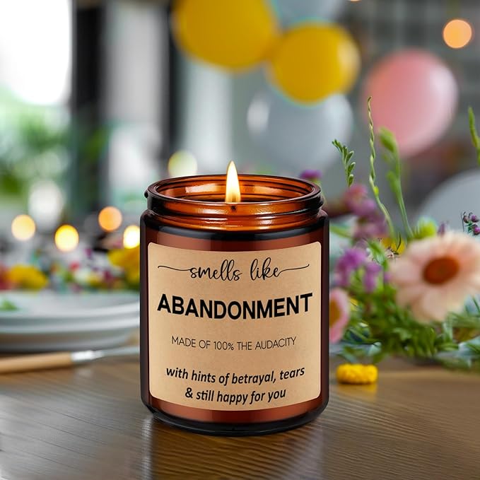 GSPY Scented Candles - Friends Moving Away, Coworker Leaving Ideas, Funny Retirement Gifts for Women, Men - Goodbye, Going Away, Farewell Gifts for Coworkers, Boss, Work Bestie, Woman, Best Friend