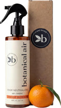 Plant-Based Odor Eliminator Spray – Natural Essential Oil Air Freshener for Home, Bathroom, Fabrics & Pet Areas – 8 oz (Orange Blossom)