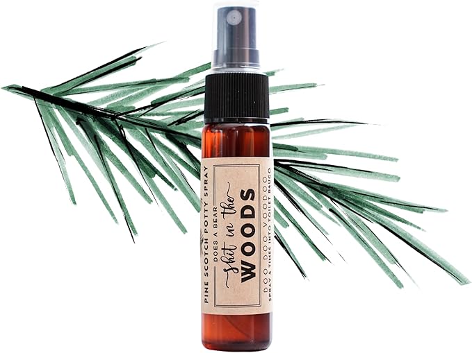 Funny Stocking Stuffer - Pre-Poop Toilet Spray 1 Fl Oz - Woodsy Scent - Gag Gift Ideas For Adult Men And Women – Travel Size Essentials 5 Below