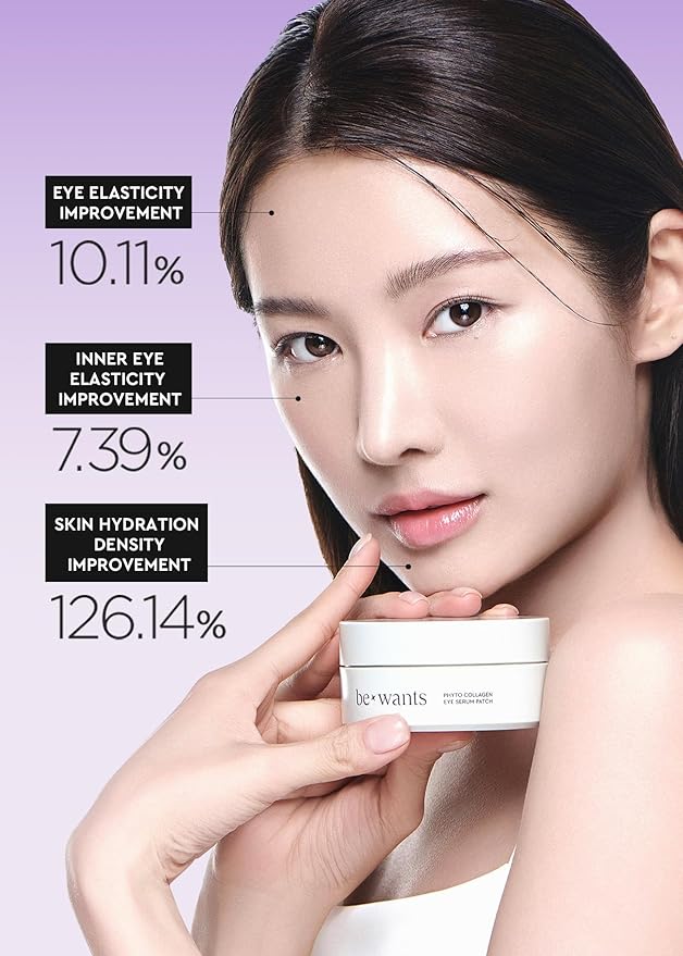 bewants Under Eye Patches for Puffy Eyes, Korean Under Eye Mask with Vegan Collagen and 71.9% Bamboo Water, Patches for Dark Circles and Cooling, 120 pieces | Mothers Day Gift